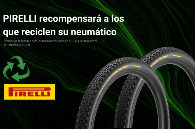 PIRELLI recompensará a los que reciclen su neumático