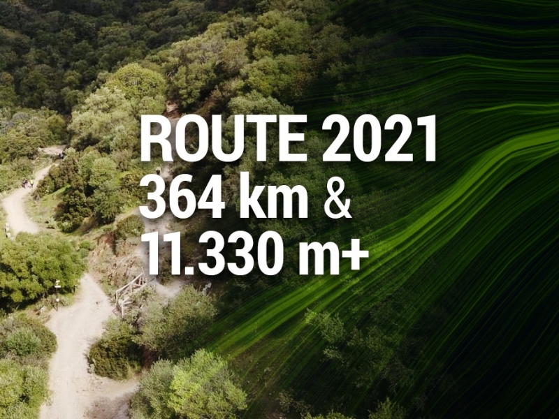 Official route of 2021 Andalucía Bike Race by Garmin